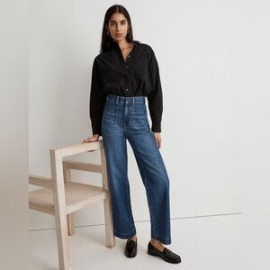 Madewell The Petite Perfect Vintage Wide-Leg Jean